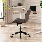Desk Chair Adjustable Home Office with Wheels PU