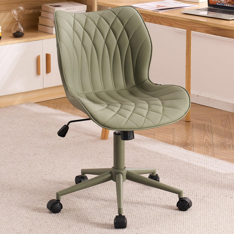 Desk Chair Adjustable Home Office with Wheels