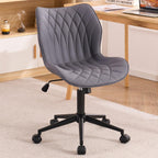 Desk Chair Adjustable Home Office with Wheels PU