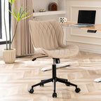 Desk Chair Adjustable Home Office with Wheels
