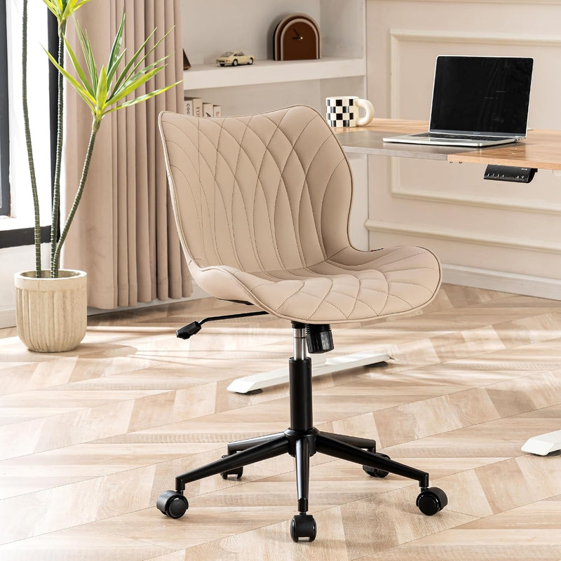 Desk Chair Adjustable Home Office with Wheels