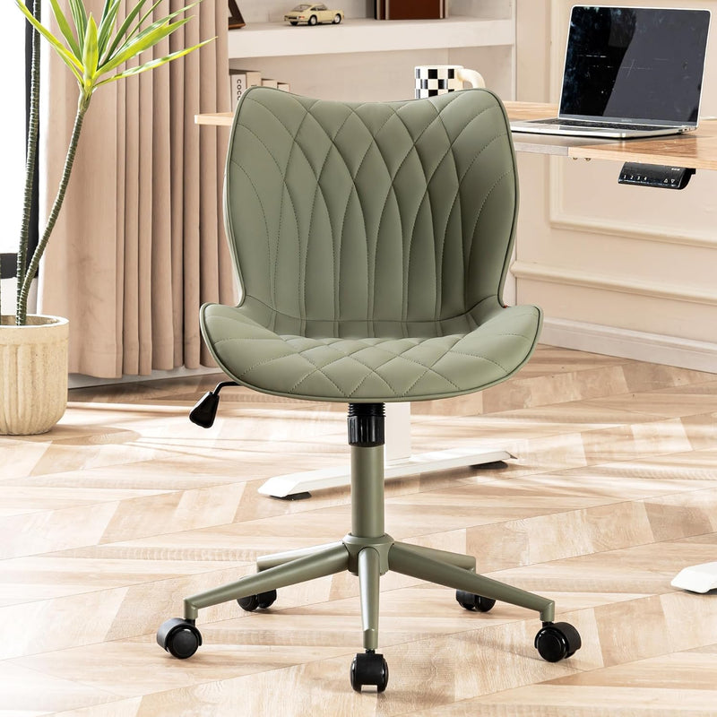 Desk Chair Adjustable Home Office with Wheels