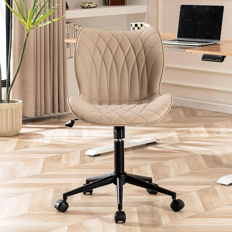 Desk Chair Adjustable Home Office with Wheels