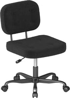 Desk Chair Adjustable Swivel Task Seat Teddy-Fleece