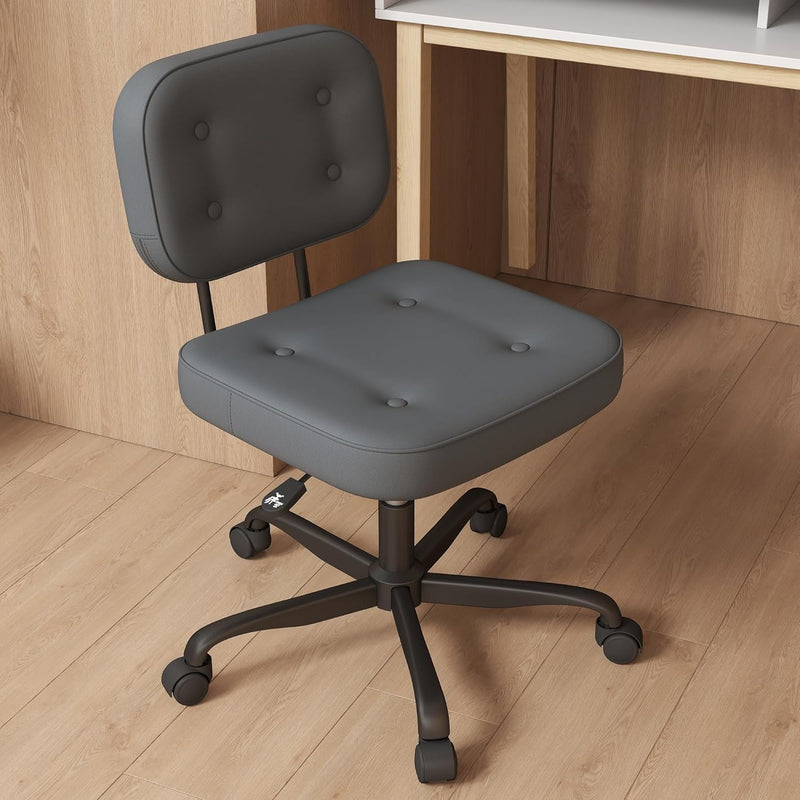 Desk Chair Adjustable Swivel Task Seat Teddy-Fleece