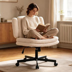 Desk Chair Cross Legged with Armrests