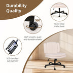 Desk Chair Cross Legged with Armrests