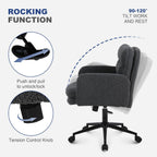 Desk Chair Faux Cashmere Office