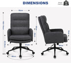 Desk Chair Faux Cashmere Office