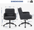 Desk Chair Faux Cashmere Office