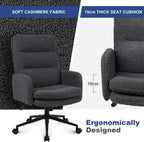 Desk Chair Faux Cashmere Office