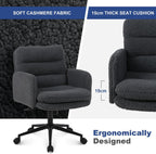 Desk Chair Faux Cashmere Office