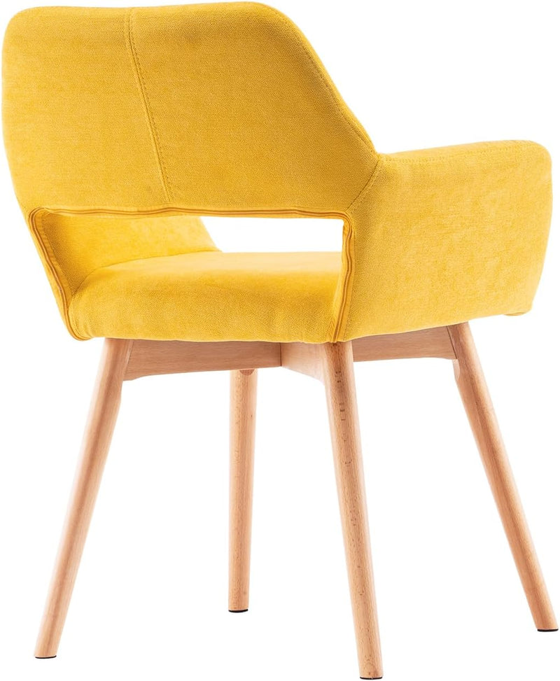 Desk Chair No Wheels Vanity Comfy Accent Chairs (Set of 2)