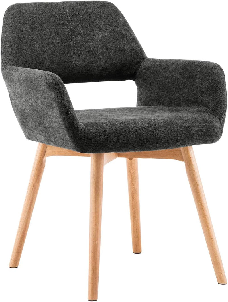 Desk Chair No Wheels Vanity Comfy Accent Chairs (Set of 2)