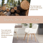 Desk Chair No Wheels Vanity Comfy Accent Chairs (Set of 2)