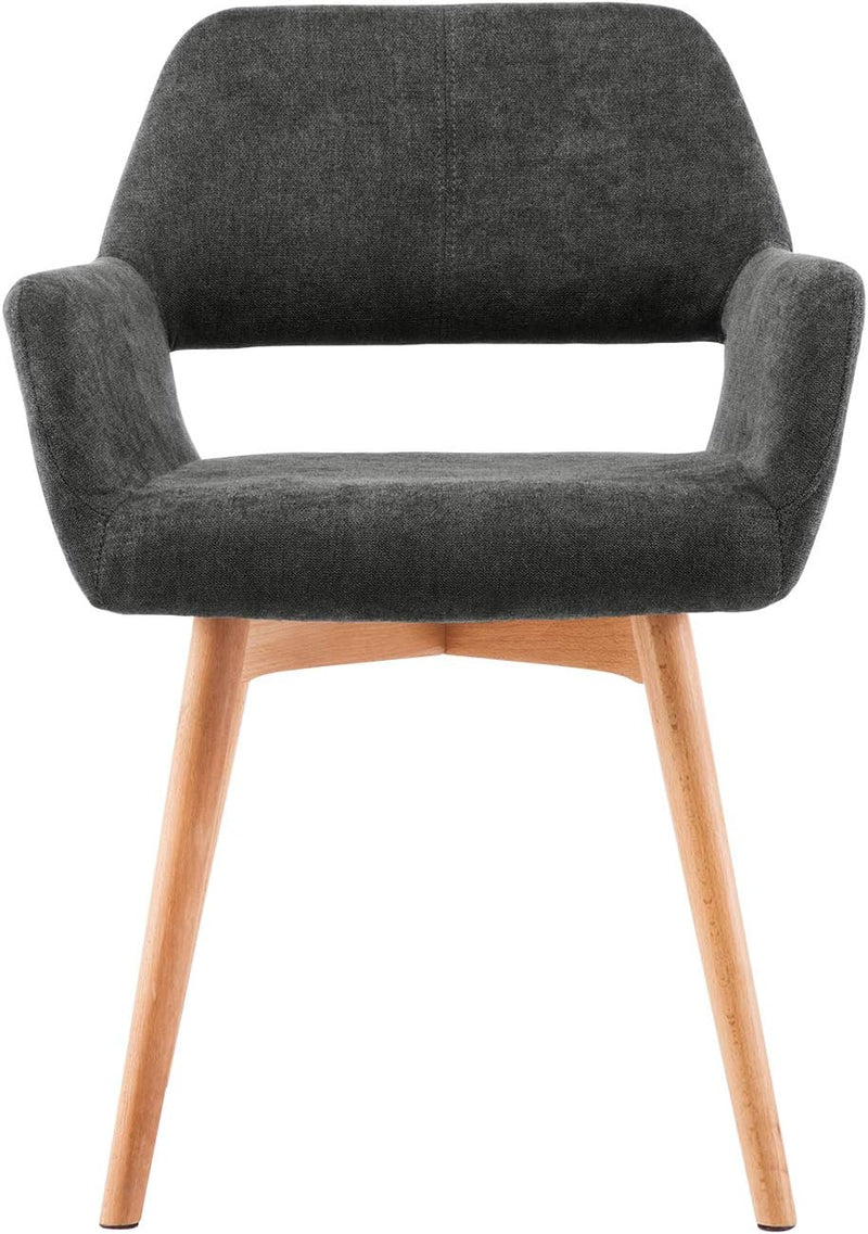 Desk Chair No Wheels Vanity Comfy Accent Chairs (Set of 2)