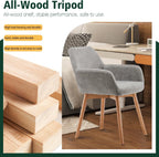 Desk Chair No Wheels Vanity Comfy Accent Chairs (Set of 2)