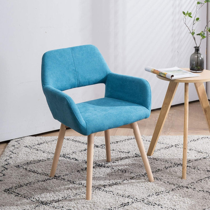 Desk Chair No Wheels Vanity Comfy Accent Chairs (Set of 2)