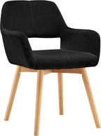 Desk Chair No Wheels Vanity Comfy Accent Chairs (Set of 2)