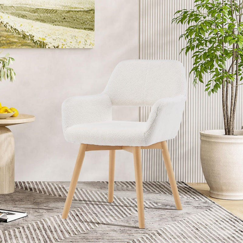 Desk Chair No Wheels Vanity Comfy Accent Chairs (Set of 2)