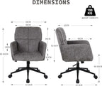 Desk Chair Swivel Office with Armrests Home Up