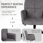 Desk Chair Swivel Office with Armrests Home Up