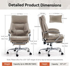 Desk Chairs with Foot Rest Reclining Office Chair
