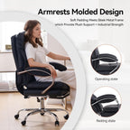 Desk Chairs with Foot Rest Reclining Office Chair