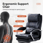 Desk Chairs with Foot Rest Reclining Office Chair