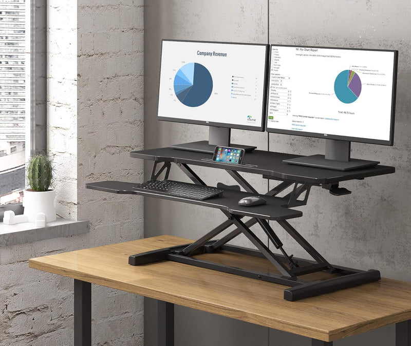 Standing Desk Converter 91.5x40CM Height Adjustable Sit