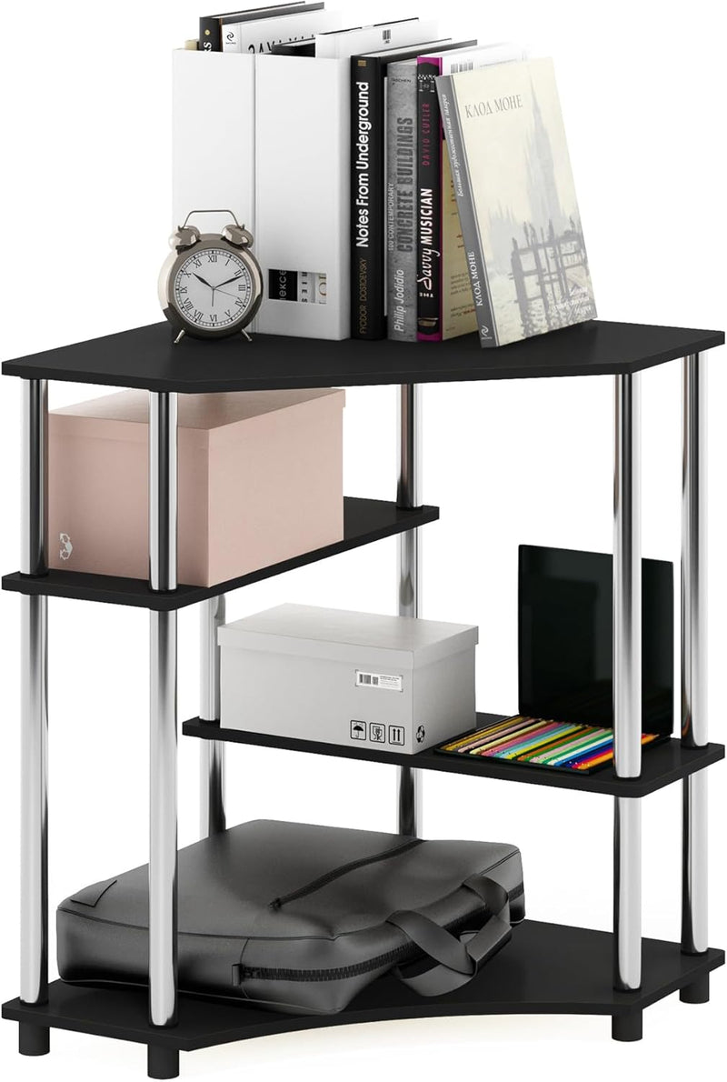 Desk Corner Gaming with Storage Shelves Computer Office