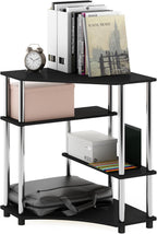 Desk Corner Gaming with Storage Shelves Computer Office