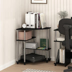 Desk Corner Gaming with Storage Shelves Computer Office