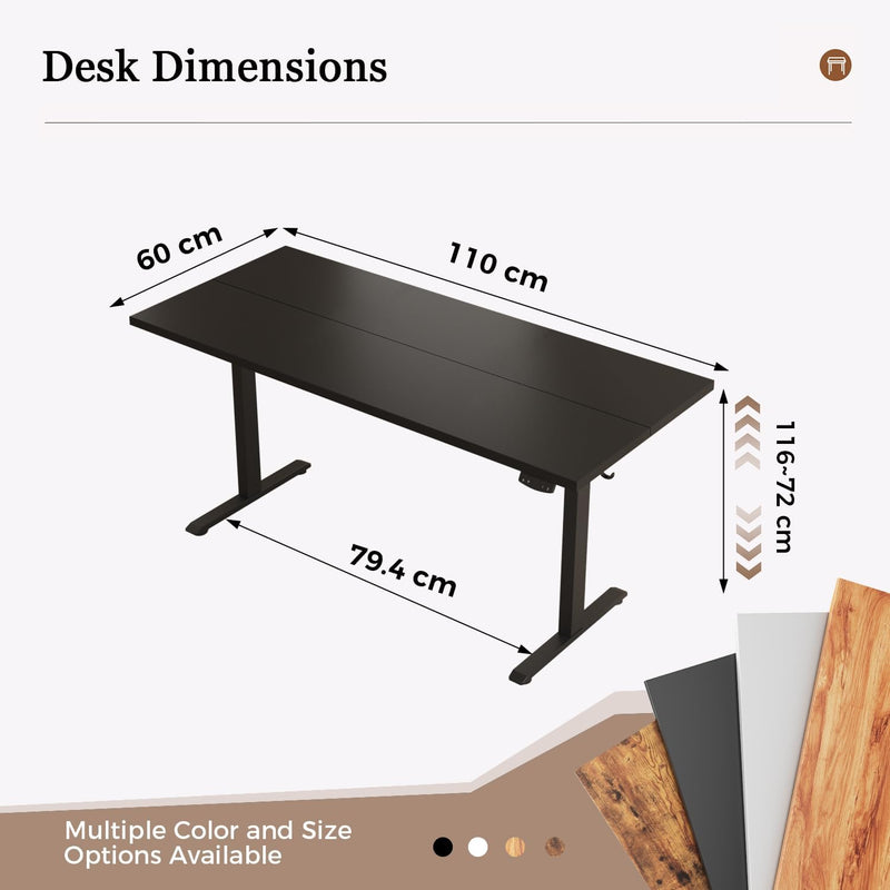 Electric Standing Desk 2 Memory Buttons for Stand