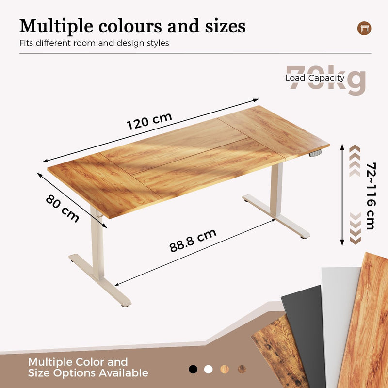 Electric Standing Desk 2 Memory Buttons for Stand