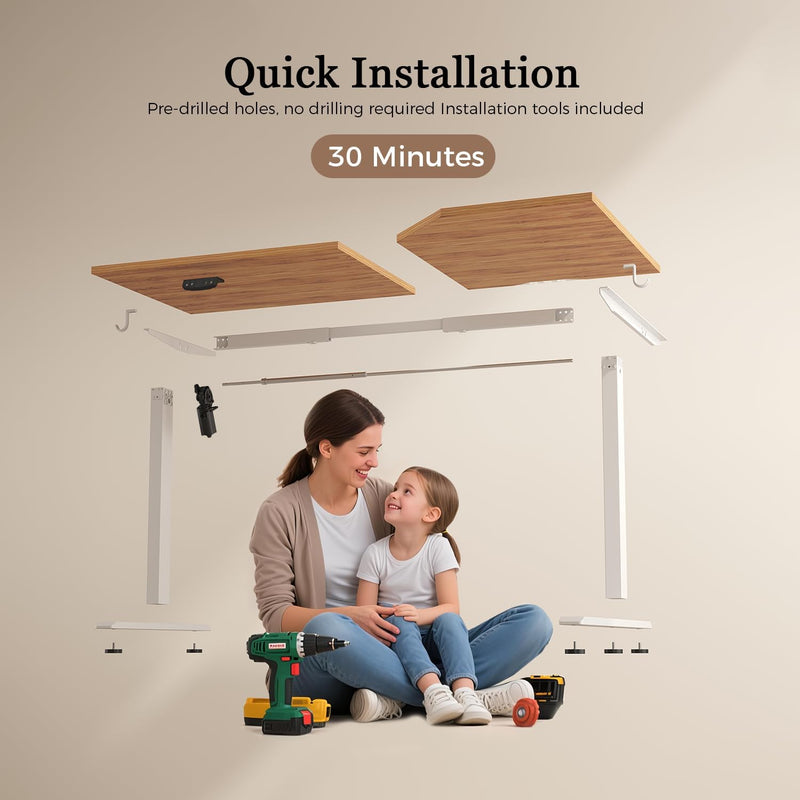 Electric Standing Desk 2 Memory Buttons for Stand