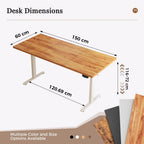 Desk Electric Sit-Stand Office Computer with 2 Memory
