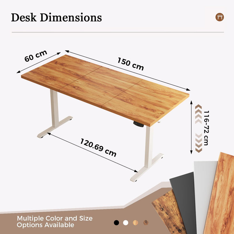 Electric Standing Desk 2 Memory Buttons for Stand