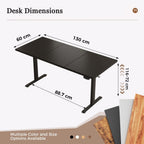 Desk Electric Sit-Stand Office Computer with 2 Memory