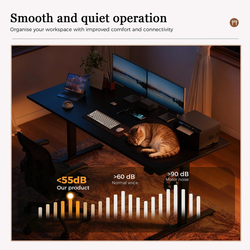 Electric Standing Desk 2 Memory Buttons for Stand