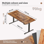 Desk Electric Sit-Stand Office Computer with 2 Memory