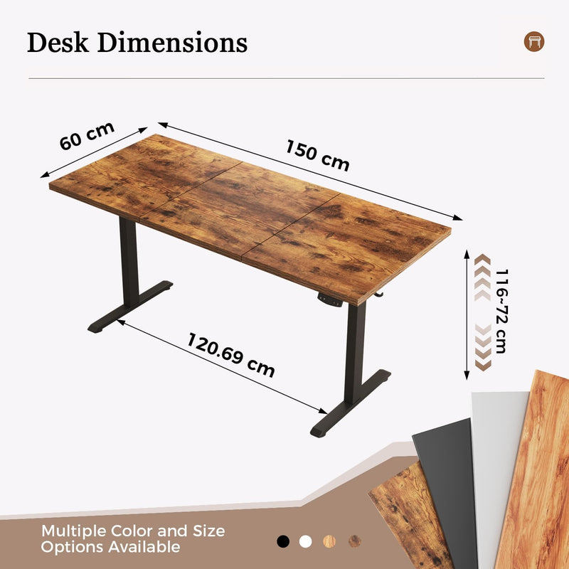 Electric Standing Desk 2 Memory Buttons for Stand