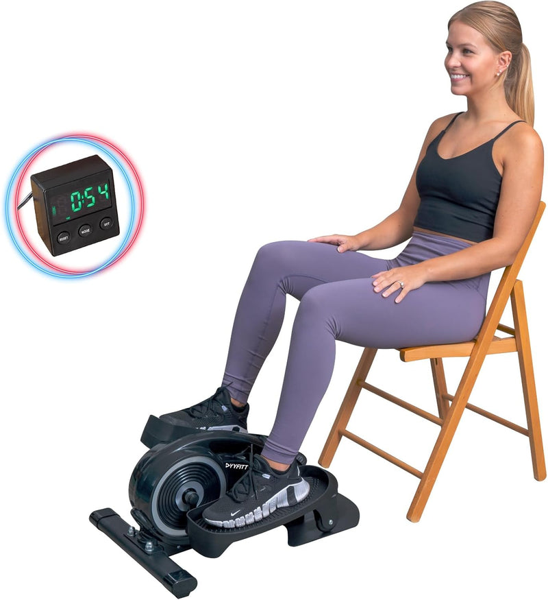Under Desk Elliptical Machine W Luminous Digits Pedal