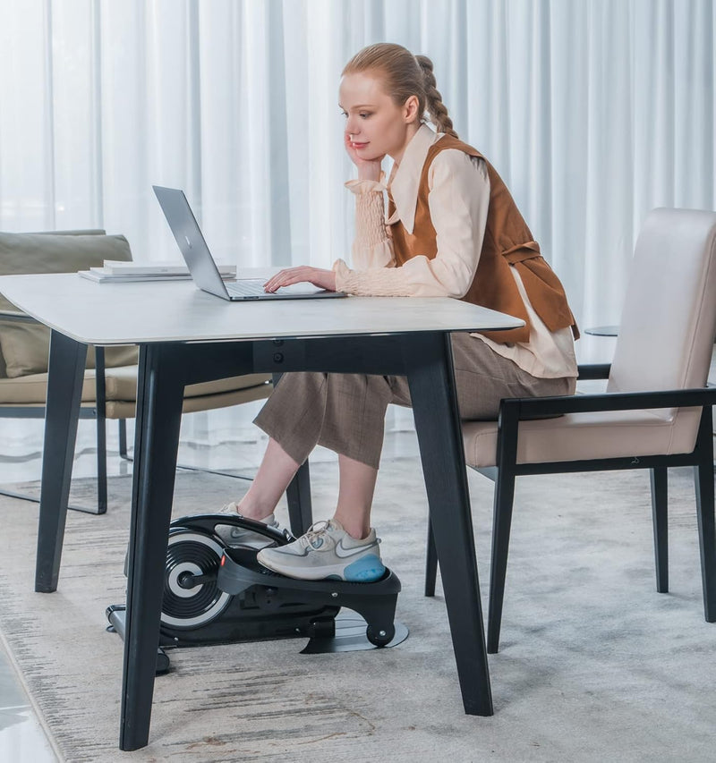 Under Desk Elliptical Machine W Luminous Digits Pedal
