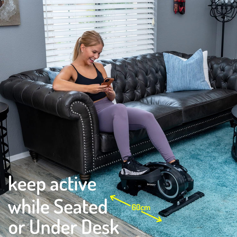 Under Desk Elliptical Machine W Luminous Digits Pedal