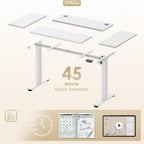 Desk Height Adjustable with 2 Memory Presets
