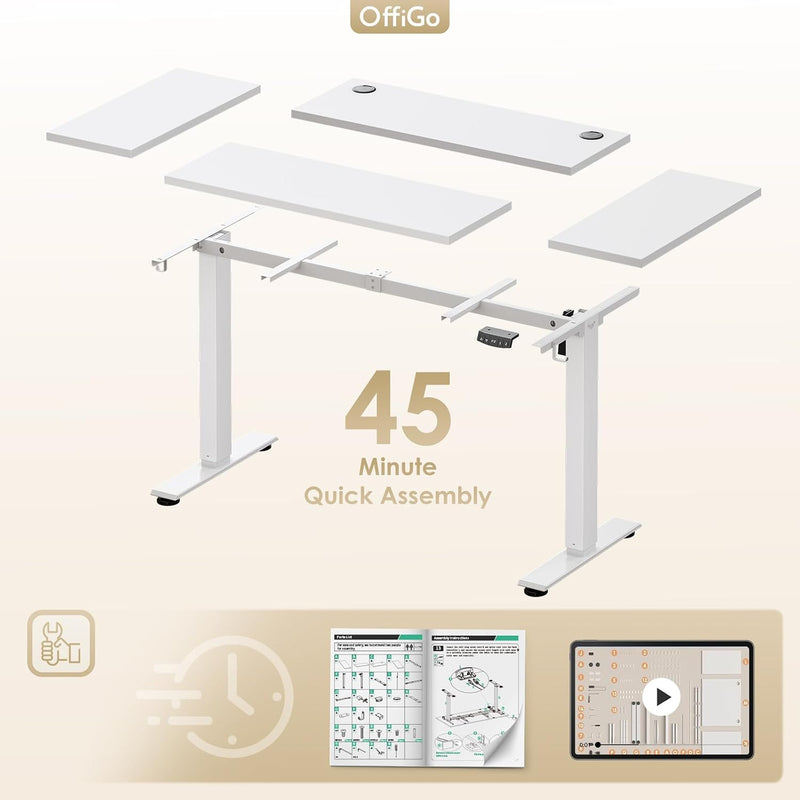 Desk Height Adjustable with 2 Memory Presets