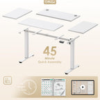 Desk Height Adjustable with 2 Memory Presets