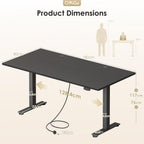 Desk Height Adjustable with 2 Memory Presets