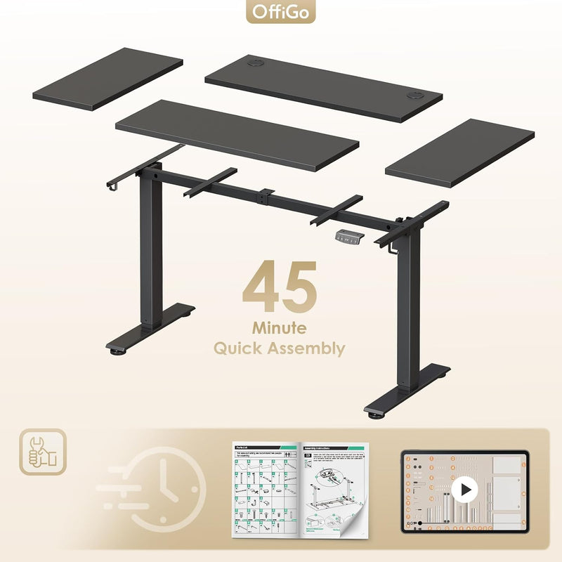 Desk Height Adjustable with 2 Memory Presets